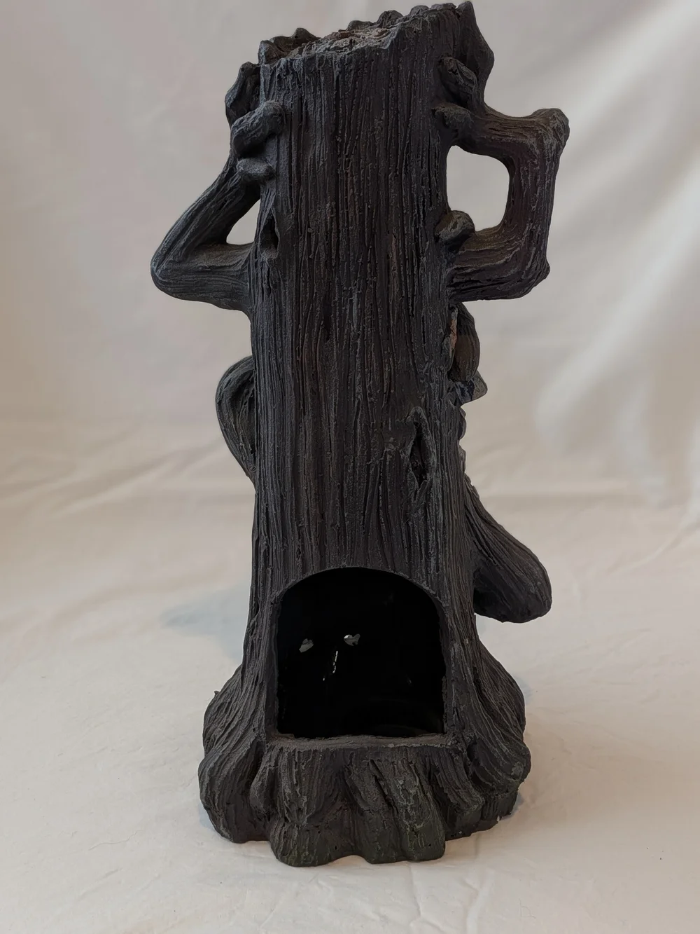 Woodland Tree Face Sculpture - Brown Home Art Decor - Picture 3 of 4